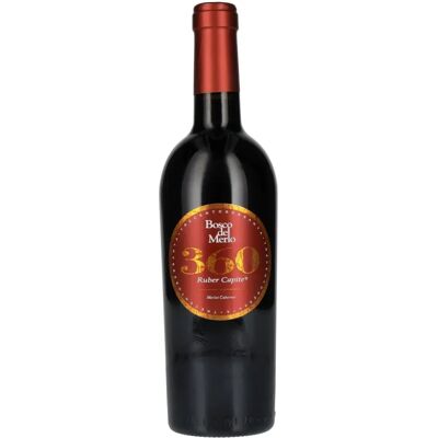 Bosco del Merlo 360 Ruber Capite Merlot Cabernet - Vin Rouge - Publicité Bosco del Merlo 360 Ruber Capite Merlot Cabernet - Vin Rouge - Publicité