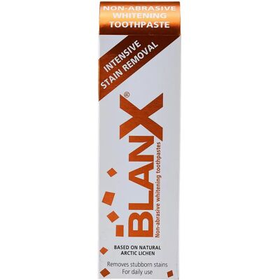 BlanX 75ml - Fogkrém - Intenzív folteltávolítás - Dohányzóknak BlanX 75ml - Fogkrém - Intenzív folteltávolítás - Dohányzóknak