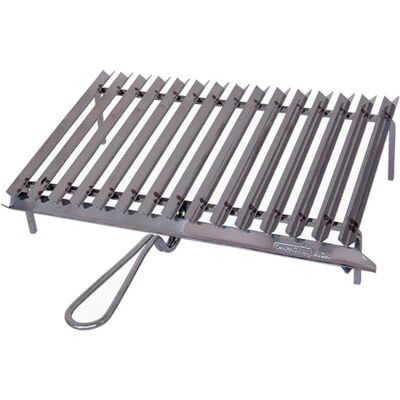 Parrilla de acero inoxidable Ompagrill 50x35cm con sistema de recuperación de grasa - Parrilla Parrilla de acero inoxidable Ompagrill 50x35cm con sistema de recuperación de grasa - Parrilla