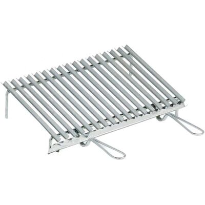 Ompagrill Parrilla de acero inoxidable con recuperación de grasas - 40x35 cm - Parrilla Ompagrill Parrilla de acero inoxidable con recuperación de grasas - 40x35 cm - Parrilla