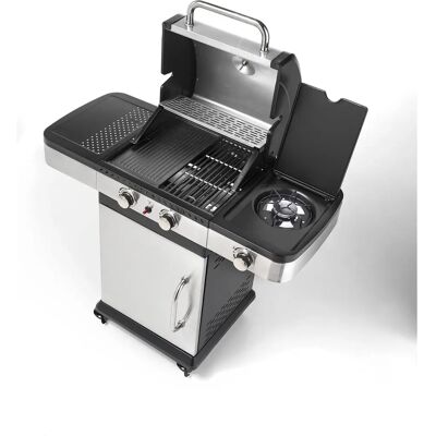 Barbecue a gas Indianapolis 3 Titanium - Bruciatore laterale Barbecue a gas Indianapolis 3 Titanium - Bruciatore laterale