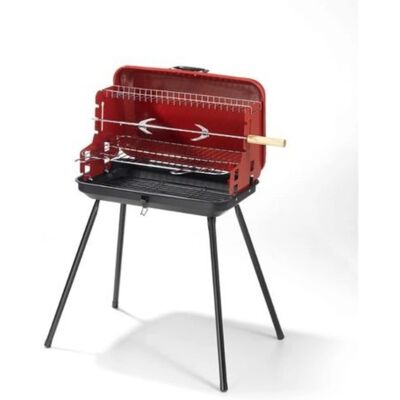 Ompagrill Barbecue a Carbone Rosso Portatile - Barbecue Ompagrill Barbecue a Carbone Rosso Portatile - Barbecue