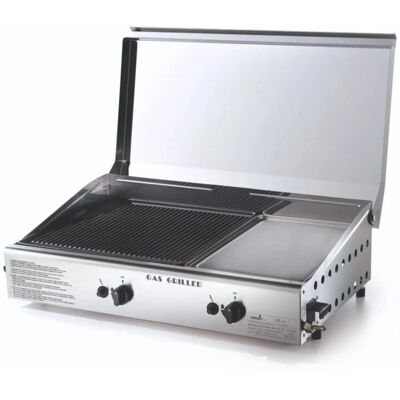 Ompagrill Parrilla portátil de doble hierro fundido - Barbacoa 4070 Ompagrill Parrilla portátil de doble hierro fundido - Barbacoa 4070