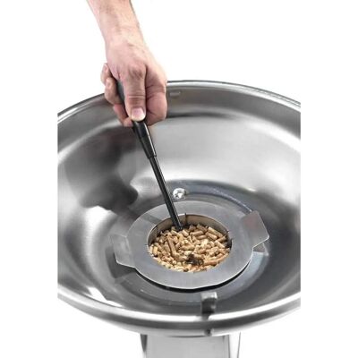 Ompagrill Parrilla de pellets 47cm - Acero inoxidable para exteriores Ompagrill Parrilla de pellets 47cm - Acero inoxidable para exteriores