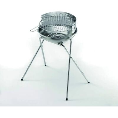 Ompagrill 480 Pro Inox - Parrilla de carbón portátil en acero inoxidable Ompagrill 480 Pro Inox - Parrilla de carbón portátil en acero inoxidable