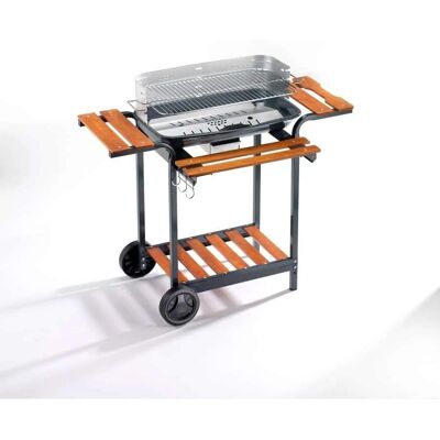 Barbecue en Acier Carboné CFADDA - Grille Réglable - 60-40/Alc - Publicité Barbecue en Acier Carboné CFADDA - Grille Réglable - 60-40/Alc - Publicité