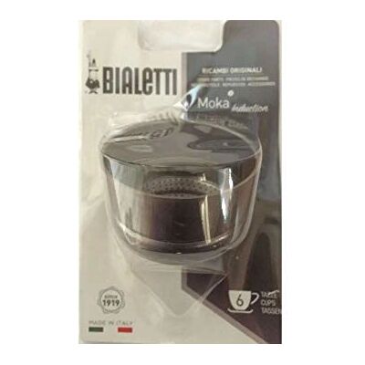Bialetti 0800110 Suutin Moka 6 Kupillista Induktio - Alumiini Bialetti 0800110 Suutin Moka 6 Kupillista Induktio - Alumiini