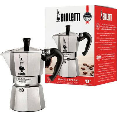Bialetti Moka Express - Aluminium - Cafetière italienne - Publicité Bialetti Moka Express - Aluminium - Cafetière italienne - Publicité