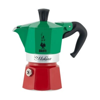 Bialetti Espressokocher Moka Express Italia (Kapazität/Durchmesser/Höhe: 1 Tasse/5,5 cm (Mokina)) Bialetti Espressokocher Moka Express Italia (Kapazität/Durchmesser/Höhe: 1 Tasse/5,5 cm (Mokina))