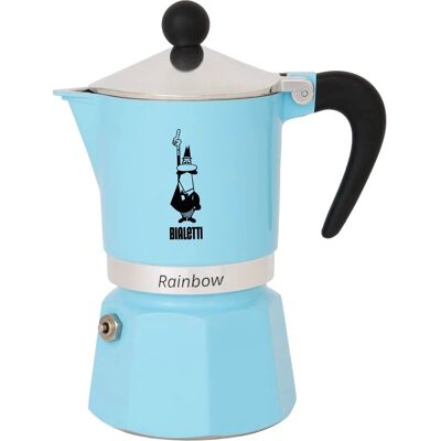 Bialetti Rainbow - Ljusblå - Espressobryggare Bialetti Rainbow - Ljusblå - Espressobryggare