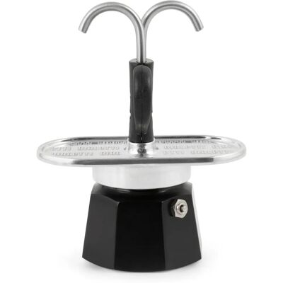 Bialetti Mini Express - Noir - Cafetière moka - Publicité Bialetti Mini Express - Noir - Cafetière moka - Publicité