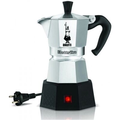 Bialetti Elettrika - Elektrische Moka - Schwarz, Edelstahl Bialetti Elettrika - Elektrische Moka - Schwarz, Edelstahl