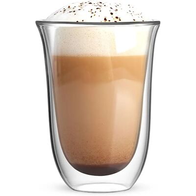 Bialetti Firenze Double Walled Latte Glass - 300ml - Clear Bialetti Firenze Double Walled Latte Glass - 300ml - Clear