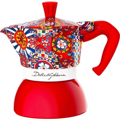 Bialetti Moka Induction - Rouge - Cafetière moka - Publicité Bialetti Moka Induction - Rouge - Cafetière moka - Publicité