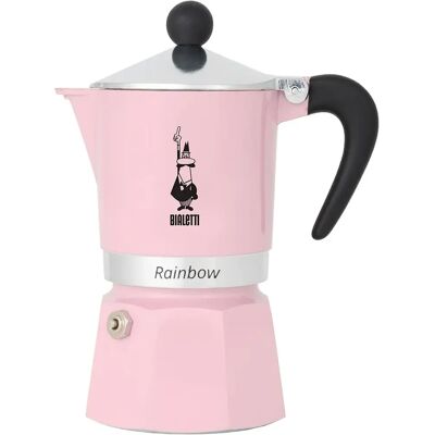 Cafetière en aluminium Rainbow 6 tasses - Bialetti - Publicité Cafetière en aluminium Rainbow 6 tasses - Bialetti - Publicité