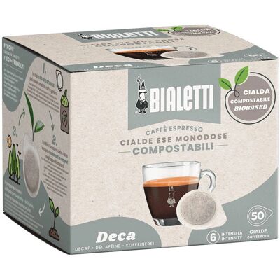 Bialetti 096080427 - Decaffeinato - 50 pezzi - 44 mm - Coffee pod Bialetti 096080427 - Decaffeinato - 50 pezzi - 44 mm - Coffee pod