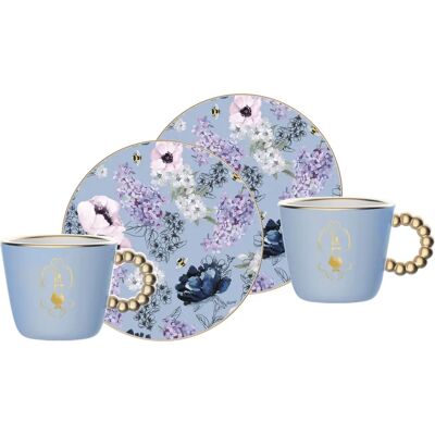 Bialetti BRID001 Coffee Cup Set - Blue - 2 pcs Bialetti BRID001 Coffee Cup Set - Blue - 2 pcs