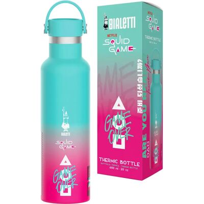 Bialetti Isolierflasche Squid Game - Trinkflasche - 600ml Edelstahl Bialetti Isolierflasche Squid Game - Trinkflasche - 600ml Edelstahl
