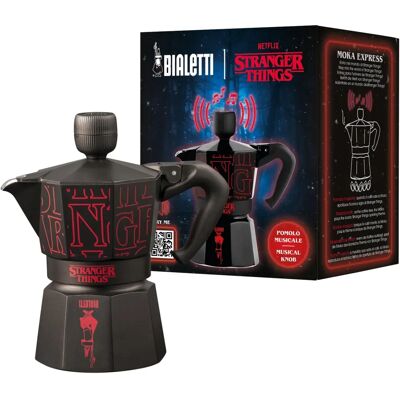 Μπρίκι Moka Stranger Things της Bialetti - Κόκκινο/Μαύρο - Μπρίκι Μπρίκι Moka Stranger Things της Bialetti - Κόκκινο/Μαύρο - Μπρίκι