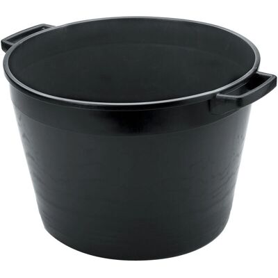 Secchio da costruzione rotondo ICS - 25L, PVC, 40x30cm, Nero Secchio da costruzione rotondo ICS - 25L, PVC, 40x30cm, Nero