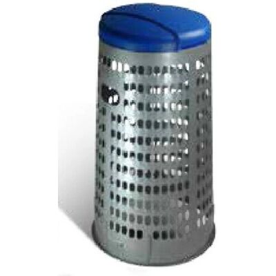 ICS C452038 Contenitore rifiuti - Rotondo, Blu, Grigio ICS C452038 Contenitore rifiuti - Rotondo, Blu, Grigio