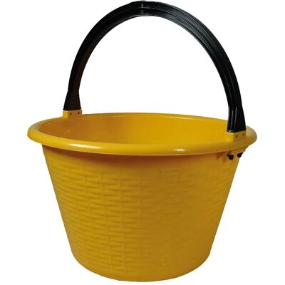 BRICO DEA - Cesto rotondo pesante per giardino - Raccolta di frutta e agrumi BRICO DEA - Cesto rotondo pesante per giardino - Raccolta di frutta e agrumi