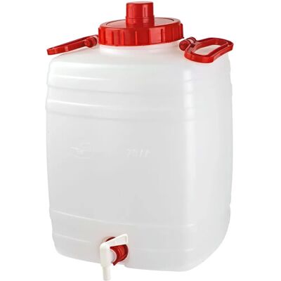Demetra 20L Food-Grade Polyethylenový Kontejner s Kohoutkem Demetra 20L Food-Grade Polyethylenový Kontejner s Kohoutkem