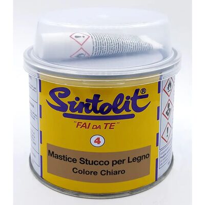 Sintolit 375 ml - Stucco per legno - Legno chiaro - Ripara e ricostruisce Sintolit 375 ml - Stucco per legno - Legno chiaro - Ripara e ricostruisce