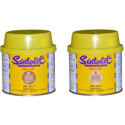 SINTOLIT Stucco bicomponente per legno - Tipo di Legno Scuro SINTOLIT Stucco bicomponente per legno - Tipo di Legno Scuro