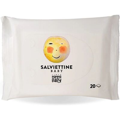 Linea MammaBaby Salviettine umide - Sensitive, 20 pezzi Linea MammaBaby Salviettine umide - Sensitive, 20 pezzi