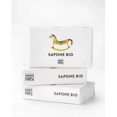 Linea MammaBaby - Modell Cesarino - Bio-Reismehl-Seife - Seife Linea MammaBaby - Modell Cesarino - Bio-Reismehl-Seife - Seife