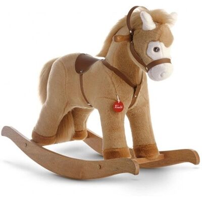 Poney Jumbo Beige Trudi - Jouet - Publicité Poney Jumbo Beige Trudi - Jouet - Publicité