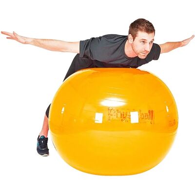 PEZZI Physioball 105cm Jaune - Physioball - Publicité PEZZI Physioball 105cm Jaune - Physioball - Publicité