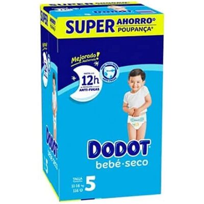Pannolini Dodot Taglia 5 - 11-16 kg, 116 unità Pannolini Dodot Taglia 5 - 11-16 kg, 116 unità