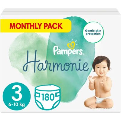 Pampers Harmonie size 3 (6-10 kg) - 180 pcs. Pampers Harmonie size 3 (6-10 kg) - 180 pcs.