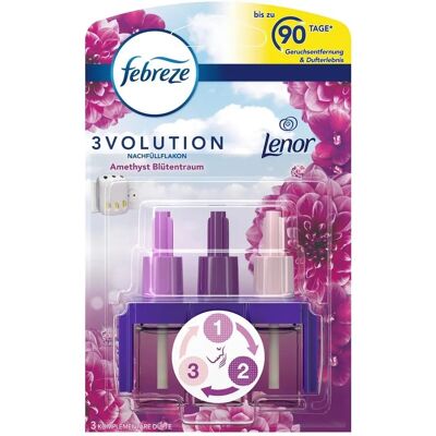 Febreze Améthyste 3Volution Désodorisant - 90 Jours, Réglable - Publicité Febreze Améthyste 3Volution Désodorisant - 90 Jours, Réglable - Publicité