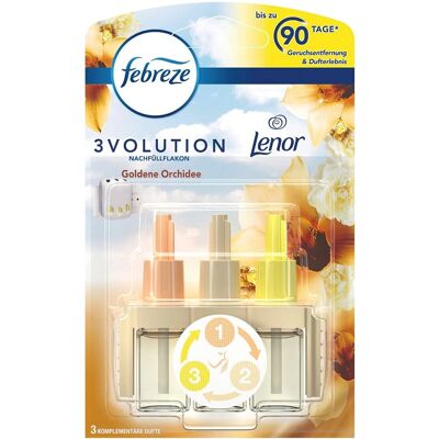 Febreze Orchidée d'Or 3Volution - Parfum d'ambiance - Publicité Febreze Orchidée d'Or 3Volution - Parfum d'ambiance - Publicité