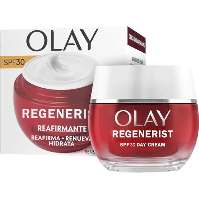 Crème de Jour Olay Regenerist avec Vitamine B3 et Peptides SPF30 - 50ml - Publicité Crème de Jour Olay Regenerist avec Vitamine B3 et Peptides SPF30 - 50ml - Publicité