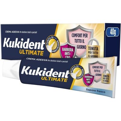 Crema Adesiva Kukident Plus di Procter & Gamble - Menta Fresca - 40g Crema Adesiva Kukident Plus di Procter & Gamble - Menta Fresca - 40g