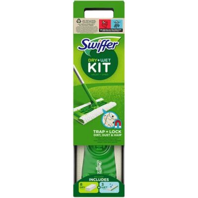 Swiffer Bodenreinigungsset mit 8 Trockentüchern und 3 Feuchttüchern - Bodenart Swiffer Bodenreinigungsset mit 8 Trockentüchern und 3 Feuchttüchern - Bodenart