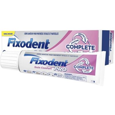Fixodent Pro Complete Crème Adhésive Dentaire - Menthe - 47g - Publicité Fixodent Pro Complete Crème Adhésive Dentaire - Menthe - 47g - Publicité