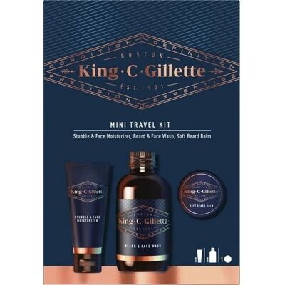 Gillette King C. Gillette Bartpflege Mini-Reise-Set Gillette King C. Gillette Bartpflege Mini-Reise-Set