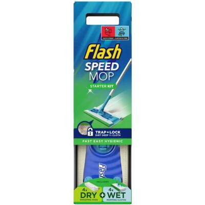 Flash - Speed Mop - Starter Kit - All-In-One - Floor Mop System Flash - Speed Mop - Starter Kit - All-In-One - Floor Mop System