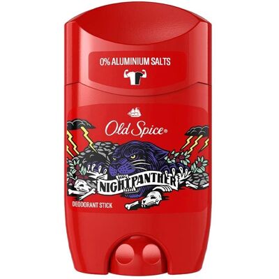 Old Spice Night Panther Deodorant Stick - Miehet 50 ml, 48H Raikkaus Old Spice Night Panther Deodorant Stick - Miehet 50 ml, 48H Raikkaus