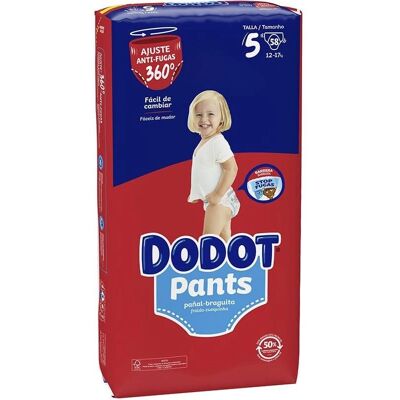 Couches Dodot Taille 5 - Imperméables, 12-17kg - Publicité Couches Dodot Taille 5 - Imperméables, 12-17kg - Publicité