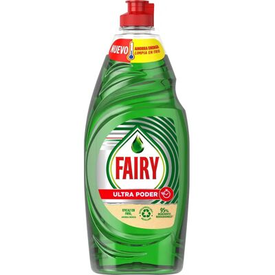 Fairy Ultra Poder Lava Platos - 650ml Transparente Fairy Ultra Poder Lava Platos - 650ml Transparente
