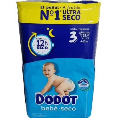 Dodot Größe 3 Windeln - Atmungsaktiv, Schnell trocknend, Komfortabel Dodot Größe 3 Windeln - Atmungsaktiv, Schnell trocknend, Komfortabel
