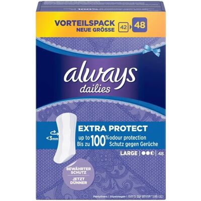 Always Daily Protect Long Frischer Duft Slipeinlagen - Slipeinlagen Always Daily Protect Long Frischer Duft Slipeinlagen - Slipeinlagen