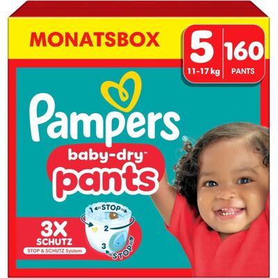 Pampers Baby-Dry Pants - Windeln - Größe 5 - Auslaufsicher Pampers Baby-Dry Pants - Windeln - Größe 5 - Auslaufsicher