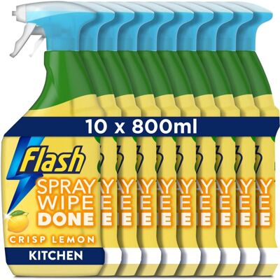 Flash - Spray Wipe Done Bright - Lemon - Cleaning spray Flash - Spray Wipe Done Bright - Lemon - Cleaning spray